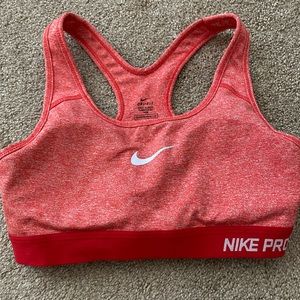 Nike Sports Bra Red Small